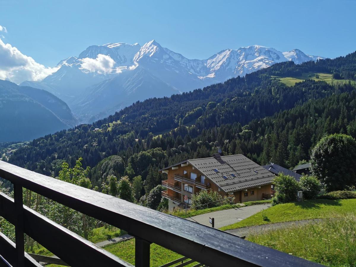 Duo Des Alpages Vue Exceptionnelle Sur Le Mont Blc Apartment Saint-Gervais-les-Bains Bagian luar foto